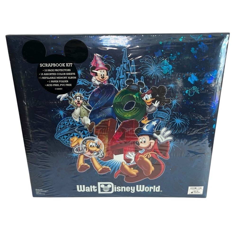 NWT Walt Disney World MICKEY MOUSE 2014 Scrapbook Kit Factory Sealed - Picture 3 of 9